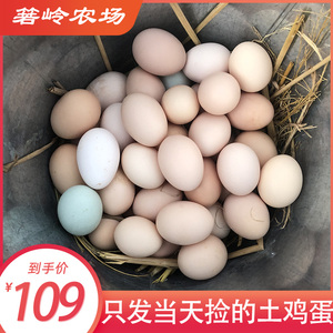 安徽黄山正宗土鸡蛋农家散养新鲜放养土鸡蛋60枚鸡蛋新鲜东大门