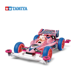 田宫TAMIYA  18089粉猪赛车 S2底盘拼装四驱车玩具模型
