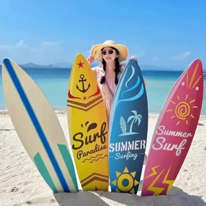 夏季美陈橱窗装饰道具滑板DP点陈列布置海边海滩冲浪主题