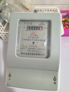 厂家直销  青岛电能电度表   三相四线电子表工业电表 DTS6006型