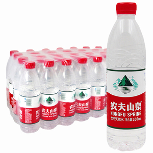 农夫山泉饮用天然水NONGFU SPRING弱碱性矿泉水550ML*24瓶整箱装