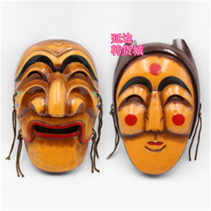 韩国假面民俗传统情侣特色工艺品纪念品乔迁礼品礼物挂件假面具