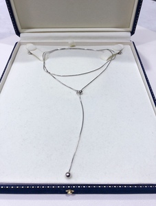 厂家直销DIY珍珠配件长款70CM纯银可调节抽拉蛇骨项链 半成品空拖