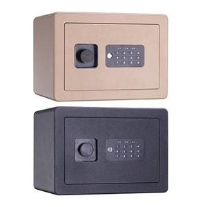 得力33515电子密码保管箱H250黑色商用办公保险箱家用小型保险柜