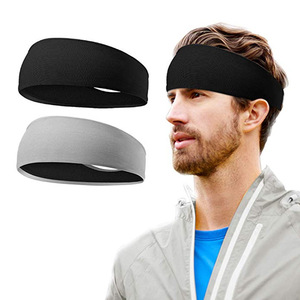 man woman gym sport workout headband hair band head sweat