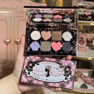 Flower Knows Chocolate 8 Colour Eyeshadow Palette Shimmer Ma