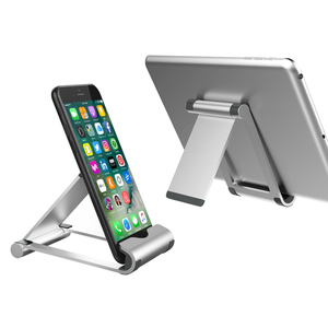 手机支架可调节铝合金属桌面平板电脑通用苹果iphone7/6S懒人架子