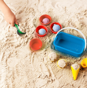 桑迪 玩具冰淇淋10件套儿童宝宝挖沙工具沙滩玩具宜家国内代购