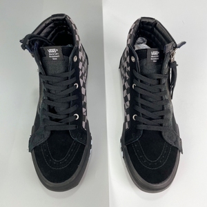 万斯/Vans Sk8-Hi 拉链解构主义高帮帆布休闲运动板鞋