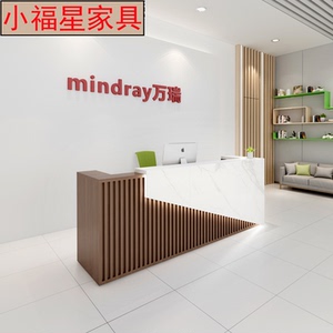 收银台柜台简约现代服装店小型吧台桌美容院仿大理石前台接待台 阿里巴巴找货神器
