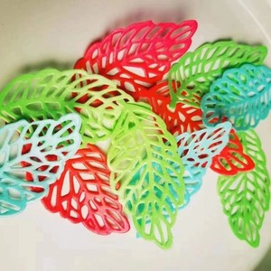 3D糯米纸镂空树叶不可食用糯米纸叶子蕾丝叶仿真树叶盘饰蛋糕装饰