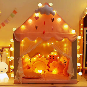儿童帐篷宝宝室内游戏屋公主小房子男女孩梦幻城堡玩具屋子睡觉床