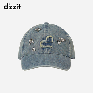 dzzit地素鸭舌帽2024夏季专柜新款丹宁主义时尚潮流牛仔帽子女