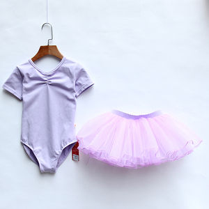 儿童舞蹈服女幼儿短袖宝宝跳舞衣服女孩夏季中国舞服装女童练功服