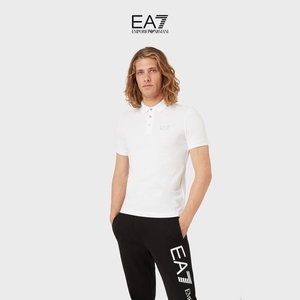 EMPORIO ARMANI/阿玛尼EA7/24夏季男士纯棉健身复古运动风Polo衫
