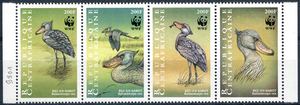 7997：中非1999年WWF动物鸟类保护- 鲸头鹤 新票外国邮票BE