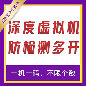 电脑虚拟机VMWARE硬件防封虚拟机多开过防检测去虚拟化安装传奇