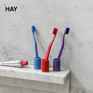 HAY  Tann Toothbrush & Holder牙刷陶瓷纯色牙刷架简约时尚