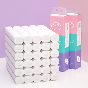 14 Rolls Coreless 4 Layers Toilet Paper Towel Tissue Roll