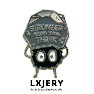 LXJERY 灰尘精灵 比你想象更强大 金属胸针徽章 创意书包装饰别针