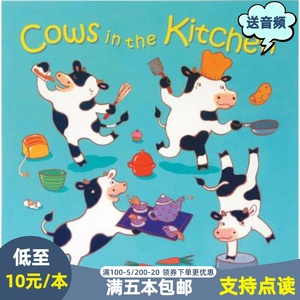 点读版Child's Play韵文歌谣洞洞书Cows in the Kitchen 英文绘本