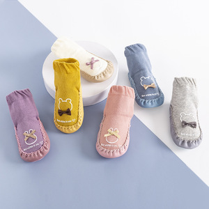 婴儿学步鞋春秋夏季软底女宝宝鞋子防滑地板袜6-10个月婴幼儿鞋袜