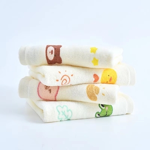【厂价直销】洁丽雅6280纯棉童巾可爱卡通柔软动物图案小毛巾