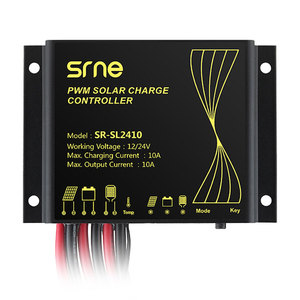 SRNE硕日SR-SL2410 12V/24V 10A20A太阳能充放电路灯控制器锂电池