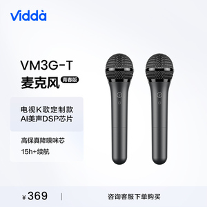 Vidda VM3G-T 海信AI美声无线K歌电视K歌麦克风话筒（青春版）