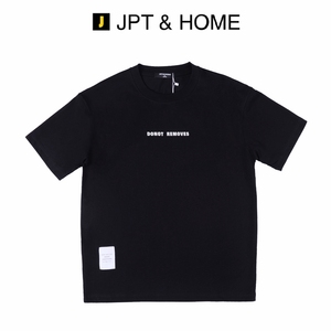 JPTHOME23夏轻尚系列男士合体版型字母印花大众款短袖圆领T恤