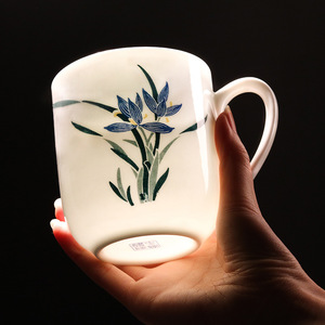 湖南长沙韶山旅游纪念礼品杯子釉下彩陶瓷茶杯商务特产茶水咖啡杯