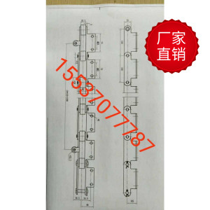 节距100/125/150/160/200/300/350大节距输送链夹膜链盖板链链轮