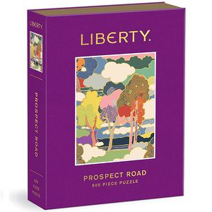 现货美国Galison拼图Liberty合作款路边的风景500片拼图磁吸包装