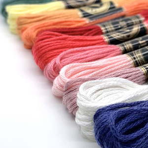 杭州绳匠手工编绳DIY手绳编织线材优质双标6股涤棉线颜色随机套装
