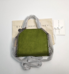 2022新款Stella超迷你15cm链条包绿色高级百搭小众斜跨手提包包