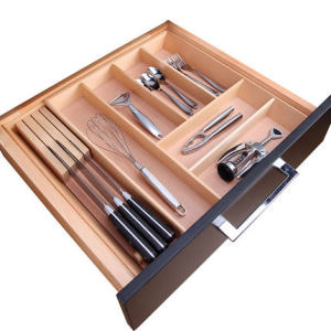 厨房抽屉收纳盒家用刀架放碗筷架子厨具用品置物架橱柜餐具分隔盒