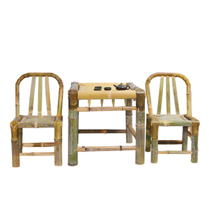 椅子靠背椅老式家用休闲竹餐椅编织竹子家具阳台单人手工小竹凳子