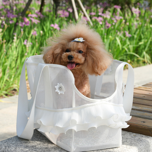 狗狗包包外出便携包夏季透气宠物窝泰迪小型犬狗狗背包网布猫包