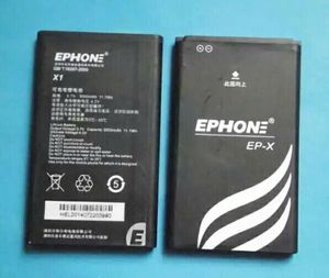 EPHONE易丰 E62V黑色X1/E62V V1手机电池 EP-X/X1 电池 3000毫安