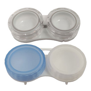硬性角膜塑形镜专用镜盒OK镜RGP隐形眼镜小容量节省药水双联盒