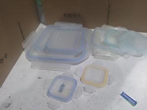 韩国三光云彩GLASSLOCK玻璃保鲜盒塑料盖食品级便当盒正方型盖子