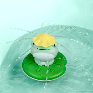 戏水青蛙宝宝洗澡玩具电动喷水儿童婴儿男女孩幼儿小孩玩水小青蛙