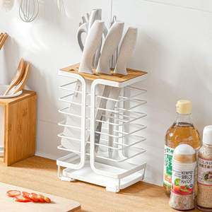 创意实用家居厨房用品灶台多用途置物架放菜刀具收纳架刀架刀座