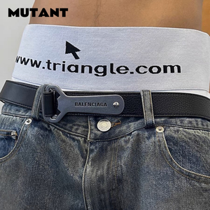【Mutant】TRIANGLE PROJECT鼠标logo破坏水洗高街纯棉高腰内裤男