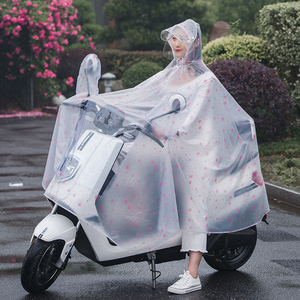 雨衣电瓶车成人骑行电动摩托自行车韩国时尚男女单人加大加厚雨披