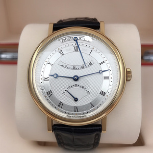 瑞士正品宝玑手表男士经典系列5207黄金飞返40mm表径自动机械腕表