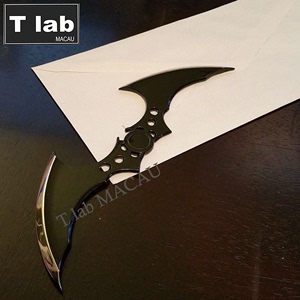 DC Comics蝙蝠俠Batman阿卡姆騎士飛鏢模型金屬便携開信刀