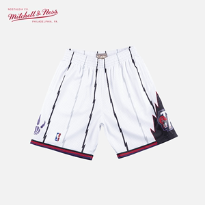 Mitchell&Ness猛龙队98-99年主场SW复古球裤运动网眼NBA篮球短裤