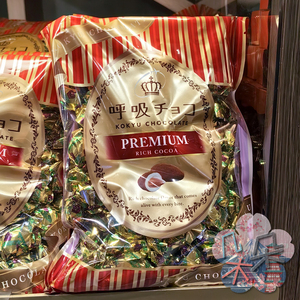 日本呼吸巧克力 金装浓郁可可味提拉米苏杏仁 大阪机场大包装395g
