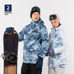 迪卡侬滑雪服女成人单板防风保暖单板加厚户外服装外套上衣OVW3